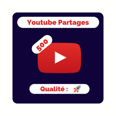 Le site N°1 Français pour acheter 500 partages Youtube / des vues / abonnés / likes de commentaire / dislikes - pour chaîne Youtube
