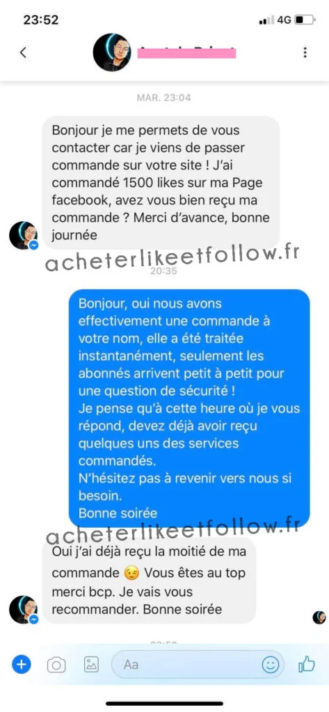 Comentarios de clientes comprar vistas y seguidores