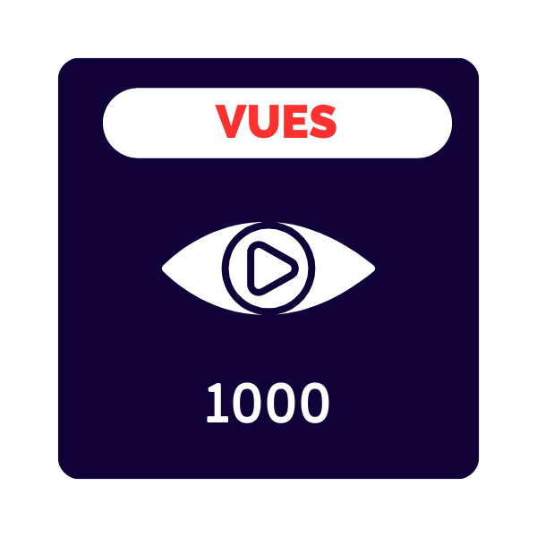 Acheter 1000 vues YouTube