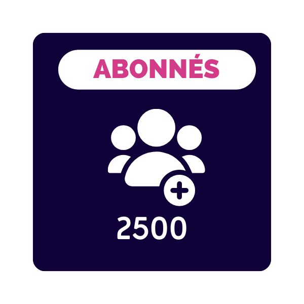 Acheter 2500 abonnés Instagram