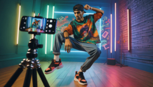 Vidéo de danse sur TikTok