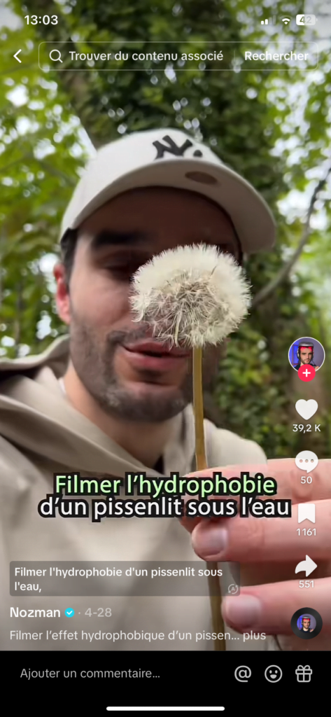 Contenu explicatif TikTok