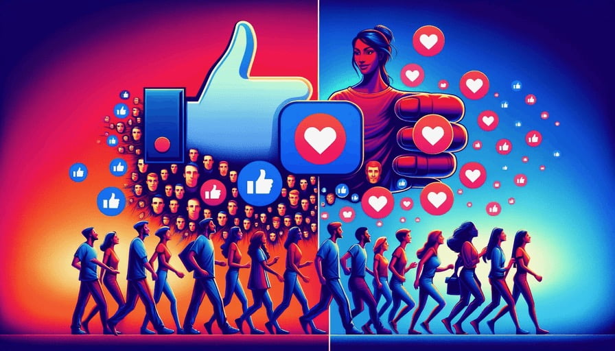 Facebook likes and subscribers what are the differences?