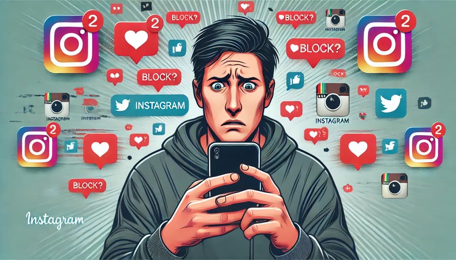 bloqué sur Instagram